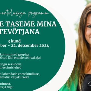 järgmise taseme mina ettevõtjana, järgmise taseme ettevõte