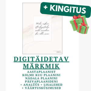Digimärkmik - Süsteemselt aastaplaanist päevaplaanini + KINGITUS!