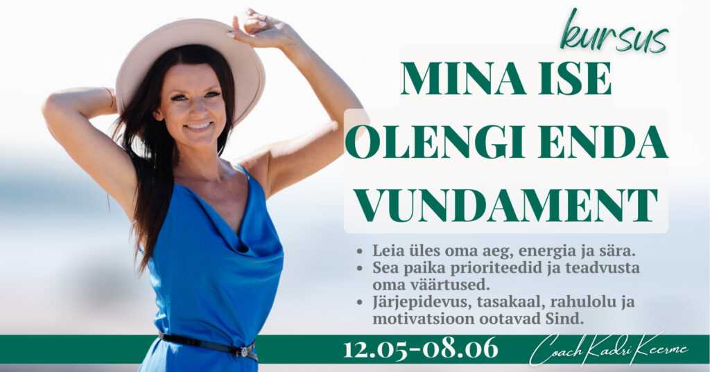Leia üles oma aeg, energia ja sära. Sea paika prioriteedid ja teadvusta oma väärtused. Järjepidevus, tasakaal, rahulolu ja motivatsioon ootavad Sind.